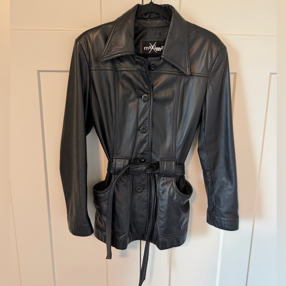 Wilsons Leather Women's Black Leather Jacket